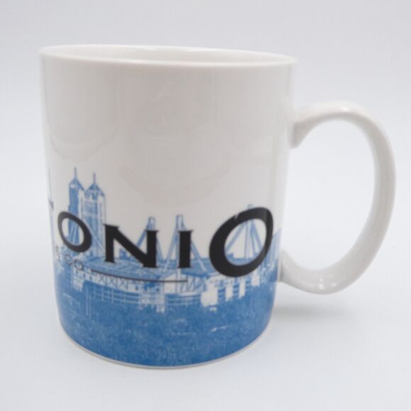 Starbucks 2002 San Antonio Mug Skyline Series Barista 18 oz Tea - Picture 3 of 9